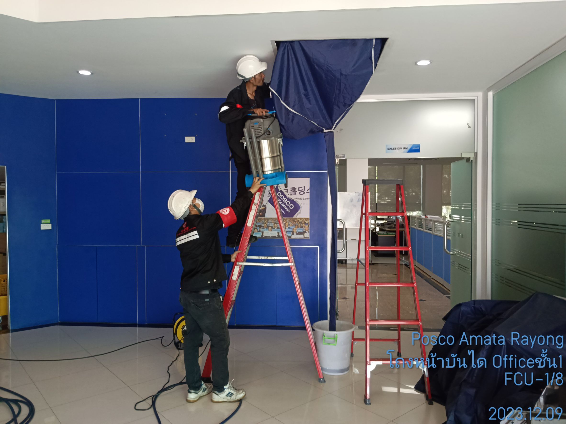 ตรวจสอบระบบทำความเย็นหลังการซ่อมบำรุง
